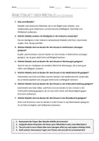 Vorschau - Arbeitsblätter - Lernposter + AB mit Fragen zum Thema "Metalle" + Lösungsblatt + Mindmap + Infografik - Seite 3