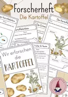 Vorschau - Stundenentwürfe - Forscherheft/ Arbeitsblätter: Die Kartoffel - Deckblatt