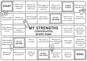 Vorschau - Arbeitsblätter - My strengths - 🎲 Conversation Board Game / Plauderbrettspiel im Englischunterricht 💛 - Seite 1