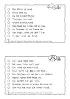 Vorschau - Arbeitsblätter - Lesen gegen die Zeit - sinnerfassend Lesen Klasse 1 Frohes Lernen - Seite 1