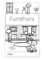 Vorschau - Arbeitsblätter - Englisch -furniture (Möbel) - Arbeitsblätter - Stationen, Freiarbeit - Seite 1