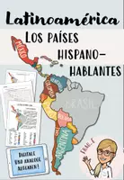 Vorschau - Arbeitsblätter - Los países hispanohablantes de América Latina - Deckblatt