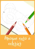Aperçu - Apprentissages en autonomie - Masque ours à colorier et découper - Page de couverture