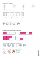 Aperçu - Feuilles d'exercices - Fractions Simple Décovuerte _Fiche 1 Exercices - Page de couverture