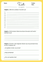 Vorschau - Klassenarbeiten - Test zu den 10 Geboten - Seite 3