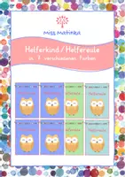 Vorschau - Poster - Helferkind Helfereule Eulenklasse Helfersystem - Deckblatt