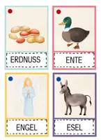 Vorschau - Stationenlernen - Buchstabe E Bildkarten, Alphabetisierung, DaZ, Deutsch - Seite 2