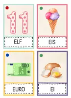Vorschau - Stationenlernen - Buchstabe E Bildkarten, Alphabetisierung, DaZ, Deutsch - Seite 3