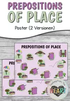 Vorschau - Poster - Prepositions of Place - Poster (2 Versionen) - Deckblatt
