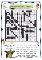 Vorschau - Arbeitsblätter - Zwei Suchsel zur Bibel und biblische Personen (Quiz/ Spiel) - Seite 3