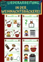 Vorschau - Fördermaterial/Inklusion - In der Weihnachtsbäckerei: Liederarbeitung mit Symbolen - Deckblatt