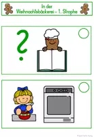 Vorschau - Fördermaterial/Inklusion - In der Weihnachtsbäckerei: Liederarbeitung mit Symbolen - Seite 3