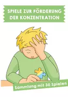 Vorschau - Spiele - 30 Spiele zur Förderung der Konzentrationsfähigkeit - Deckblatt