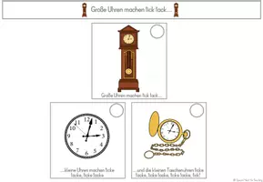 Vorschau - Fördermaterial/Inklusion - Große Uhren machen tick tack - Liederarbeitung - Seite 2