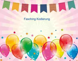 Vorschau - Unterrichtsreihen - Fasching Karneval Python Turtle Winter Kodierung - Deckblatt