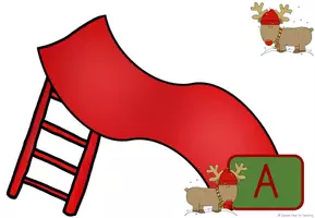 Vorschau - Fördermaterial/Inklusion - Silbenrutsche: Zusammenlauten im Advent - Seite 2