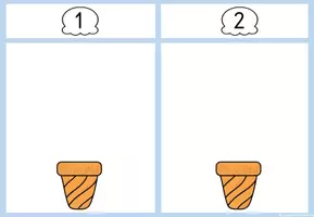 Vorschau - Fördermaterial/Inklusion - Klettaufgaben: Eiskugeln zählen / ZR 10 - Seite 3