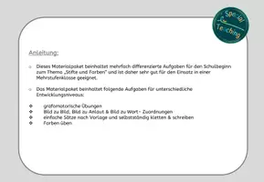 Vorschau - Arbeitsblätter - Klett- & Arbeitsblätter Stifte und Farben - Seite 1