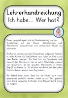 Vorschau - Spiele - Lesespiel: Wortstämme "Ich habe... Wer hat...?" - Seite 1