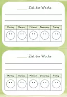 Vorschau - Fördermaterial/Inklusion - Verstärkerplan / Meldeplan - Ziele verfolgen - Seite 2