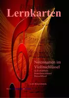Vorschau - Spiele - Kartenspiel: Noten im Violinschlüssel - Deckblatt
