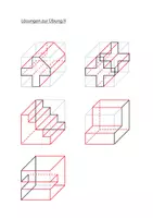 Vorschau - Arbeitsblätter - Technisches Zeichnen - Kabinettprojektion Übung - Seite 3