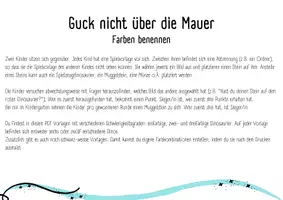 Vorschau - Spiele - Guck nicht über die Mauer: Farben benennen mit Dinosauriern - Seite 2