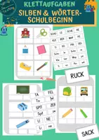 Vorschau - Fördermaterial/Inklusion - Klettmappe: Silben - Schulbeginn - Deckblatt