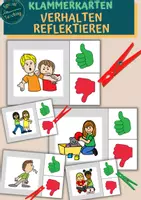 Vorschau - Fördermaterial/Inklusion - Klammerkarten: Verhalten reflektieren - Deckblatt