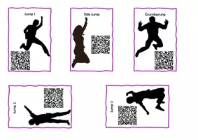 Vorschau - Arbeitsblätter - Jumpstyle Lernvideos - Deckblatt