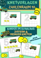 Vorschau - Unterrichtsreihen - Knetvorlagen: Schulbeginn / ZR 10 - Deckblatt