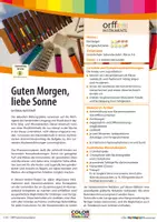 Vorschau - Stundenentwürfe - Materialpaket:- Guten Morgen, liebe Sonne - Orff-, Ukulele-, Soundbellows- und Boomwhackersspielsätze - Deckblatt