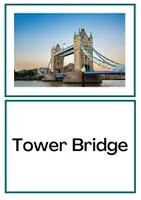 Vorschau - Bildkarten - London Sights Picture + Word Cards - Seite 1