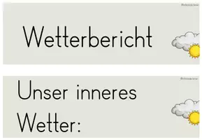 Vorschau - Fördermaterial/Inklusion - Ritual Gefühle Check In - Unser inneres Wetter - Seite 2