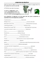 Vorschau - Arbeitsblätter - Comparison of adjectives - Explanation, Exercises and Solutions - Seite 3