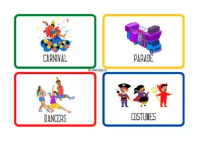Vista previa - Tarjetas / Manipulativos - Flashcards Carnival! - página 2