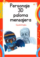 Vista previa - Juegos / Gamificación - Personaje 3D paloma mensajera de la paz - Portada