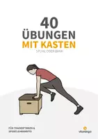 Vorschau - Stationenlernen - 40 Fitnessübungen mit Kasten, Stuhl & Bank (Workout) - Deckblatt