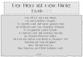 Vorschau - Arbeitsblätter - Gottesbilder - Der gute Hirte - Psalm 23 kennenlernen - Seite 2