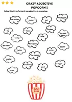 Vorschau - Arbeitsblätter - Comparison of Adjectives Popcorn Worksheets differenziert - Seite 3