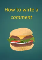 Vorschau - Präsentationen/Tafelbilder - How to write a comment / written discussion (PPP und Handout) - Einführung comment - Deckblatt