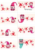 Vorschau - Mal- und Bastelvorlagen - Valentinstag 💝 Falthefte basteln verschenken selbst gestalten VALENTIN - Seite 3
