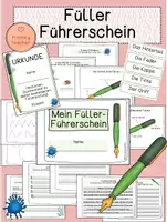 Vorschau - Unterrichtsreihen - Füller Führerschein / Füllerführerschein: Arbeitsheft (Kl. 2/3) - Deckblatt