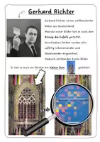 Vorschau - Arbeitsblätter - Diskokugel nach Gerhard Richter - Kunst Grundschule, Kunstidee Fasching, Karneval, Feiern, Neujahr - Seite 3