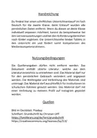 Vorschau - Stundenentwürfe - Digitale Lesespuren - Schriftlicher Unterrichtsentwurf - Seite 1