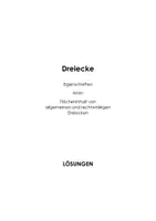 Vorschau - Unterrichtsreihen - Dreiecke - Arten, Eigenschaften, Flächeninhalt mit Erklärvideos - Seite 1