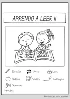 Vista previa - Hojas de trabajo - APRENDO A LEER II - página 1