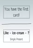 Vorschau - Spiele - Materialpaket "Question Chain" mixed tenses, simple present und simple past - Deckblatt
