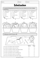Vorschau - Arbeitsblätter - Schulsachen - Arbeitsblatt - Seite 1