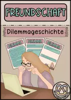 Vorschau - Arbeitsblätter - Thema Freundschaft Dilemmageschichte mit Aufgaben - Deckblatt